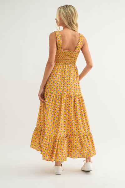 Georgina Flora Maxi Dress