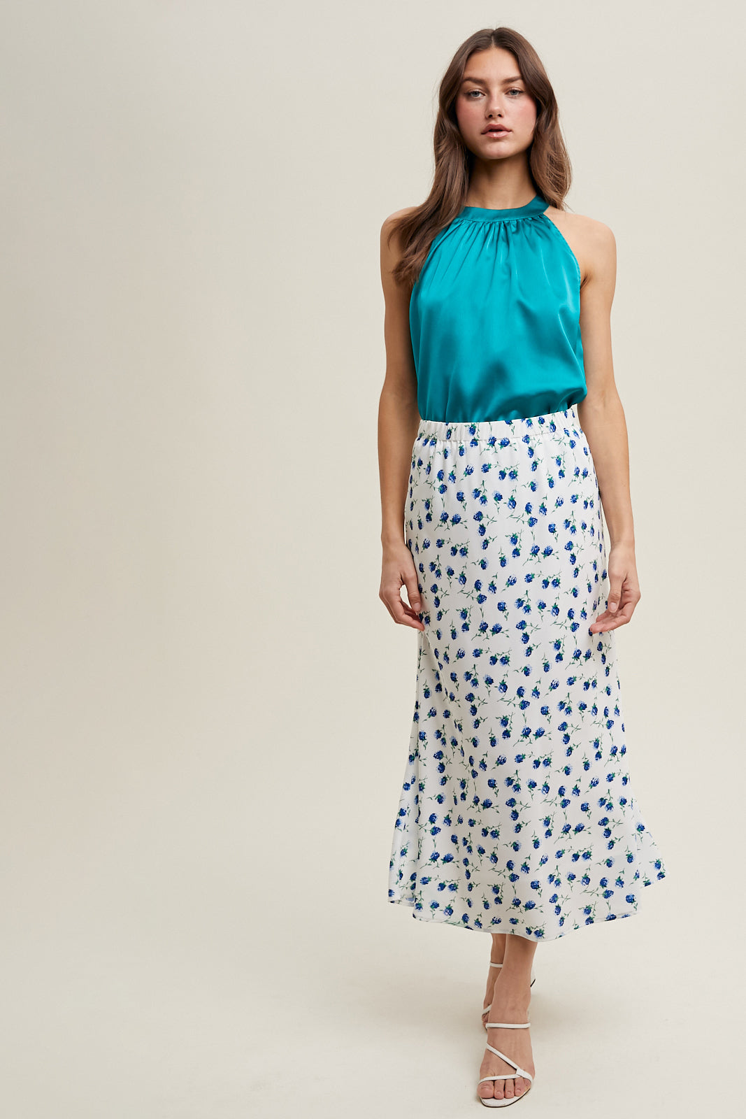 Francis Floral Midi Skirt