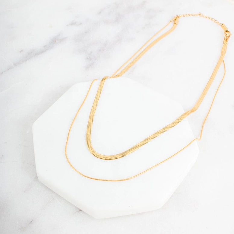 Brooklyn Layered Chain Necklace