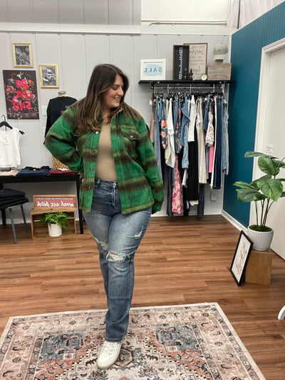 Nellie Plaid Pattern Jacket