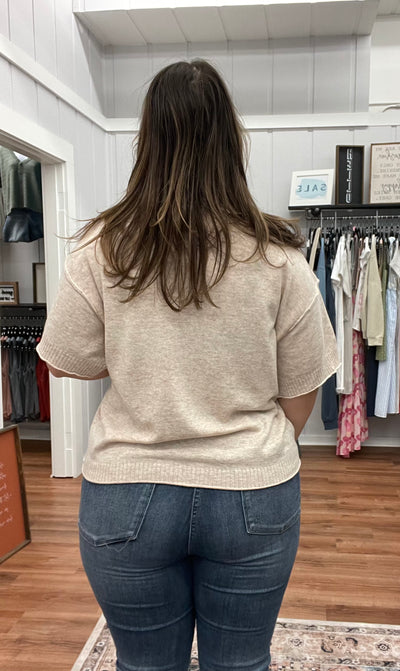 Tori Short Sleeve Sweater