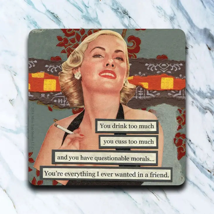 Witty Neoprene Drink Coasters