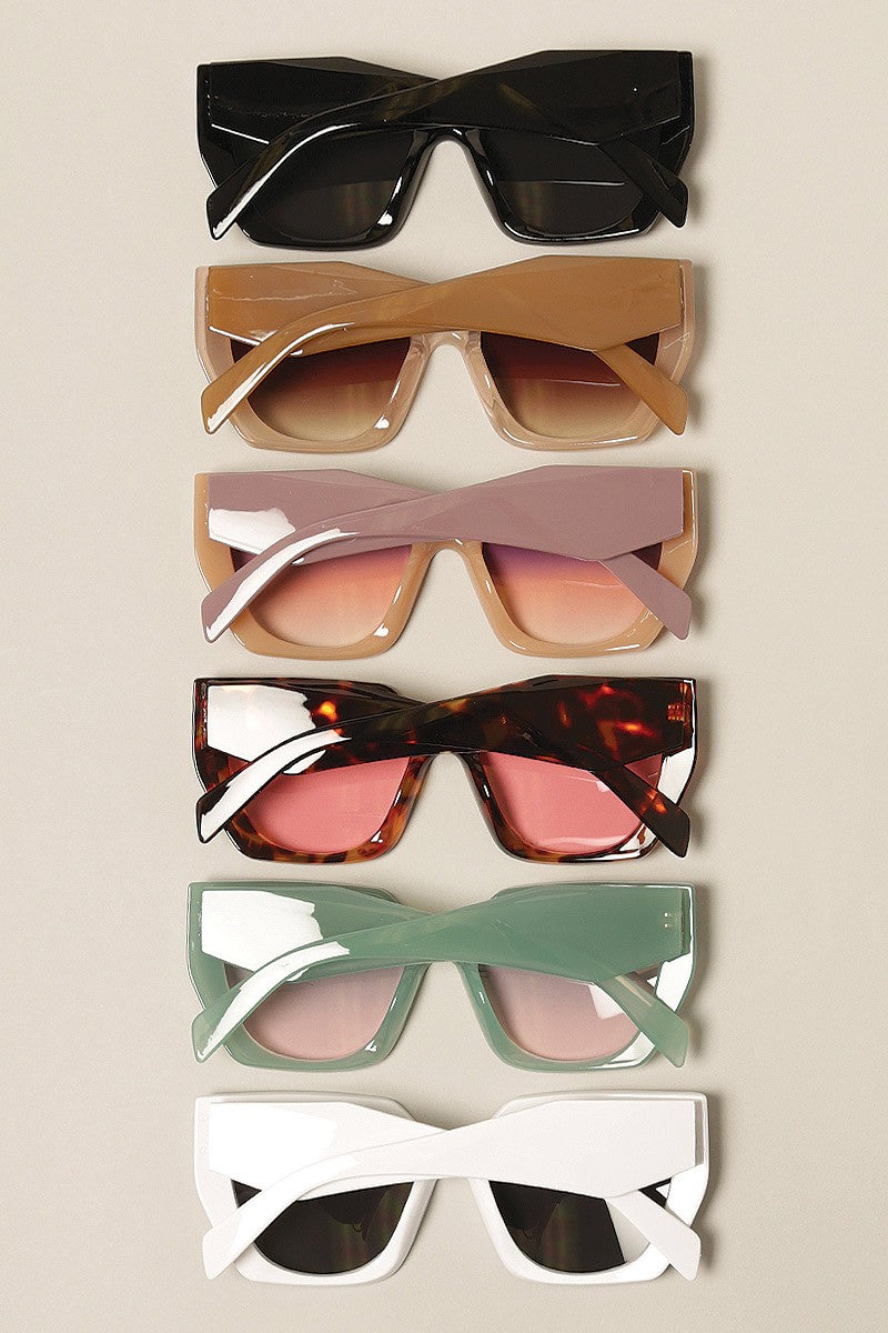 Cayman Cat Eye Rectangular Sunnies