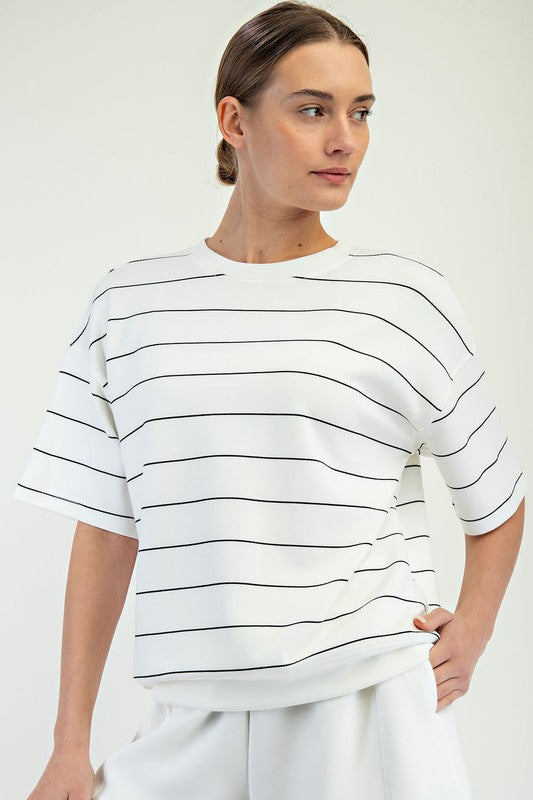 Allison Butter Soft Striped Top