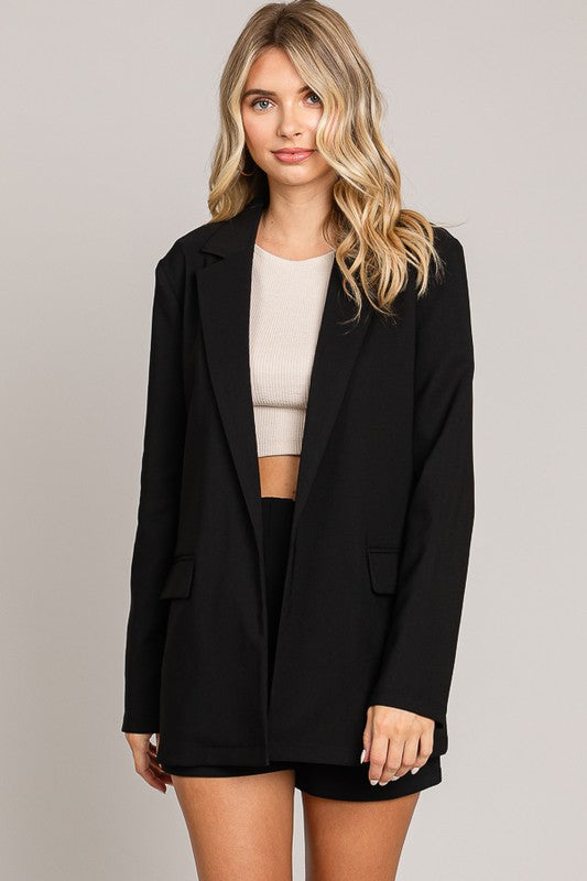 Hunter Pocket Long Blazer