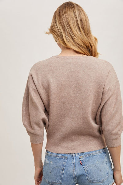 Kelsey Puff Sleeved Sweater