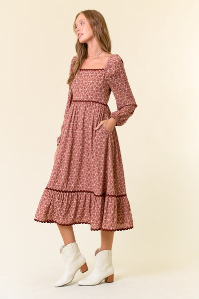 Blakely Tiered Midi Dress