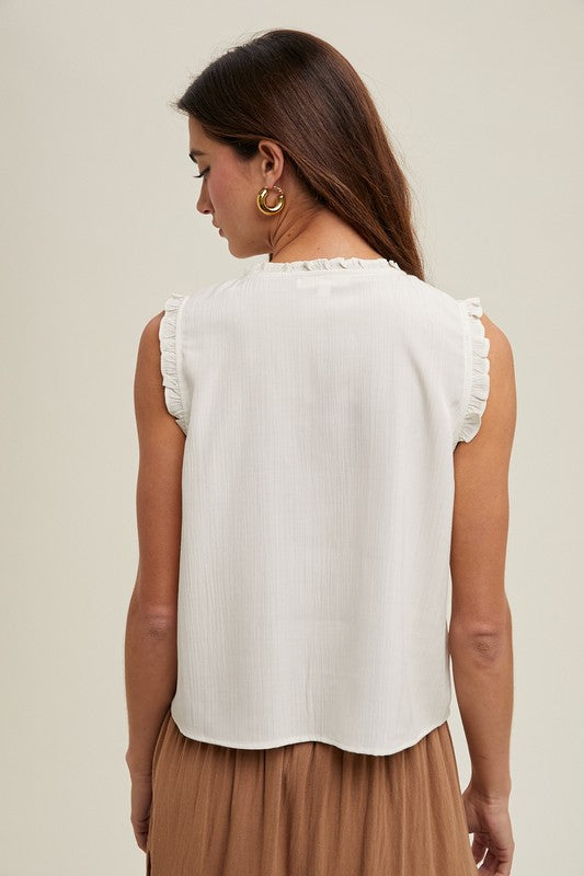 Michelle Sleeveless Blouse Tank