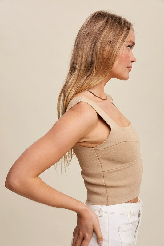 Molly Sweater Knit Brami Top