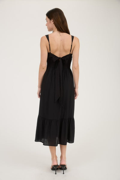 Britt Smocked Midi Dress