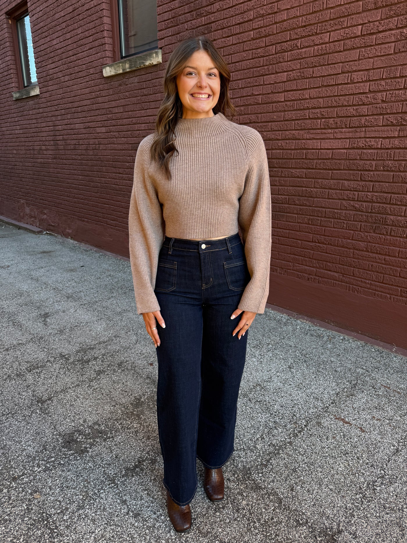 Reagan Open Back Knit Sweater