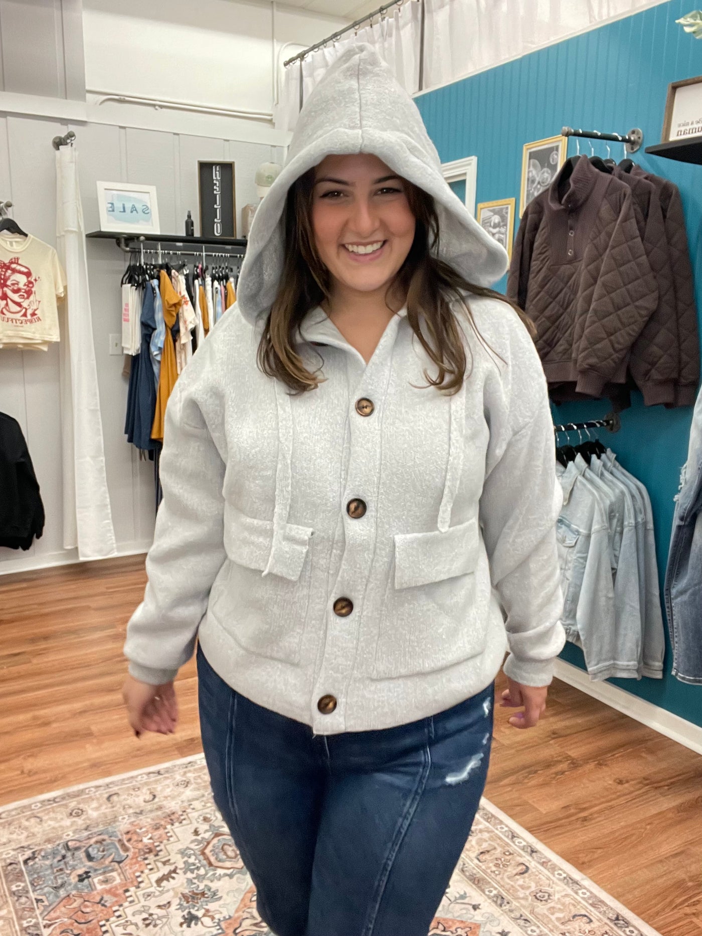Jasmine Sweater Cardigan Hoodie Jacket