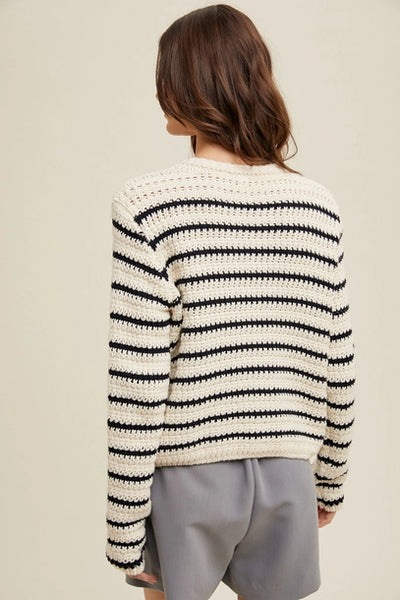 Cameron Striped Cardigan