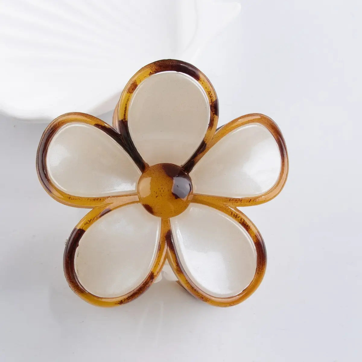 Matte Flower Hair Claw Clip