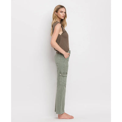 Culver High Rise Cargo Denim