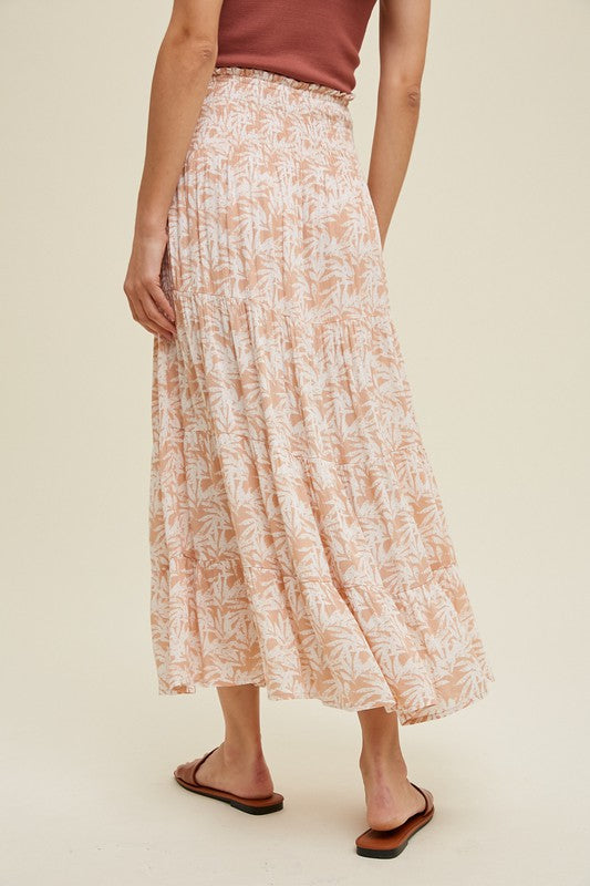 Dani Tiered Midi Skirt