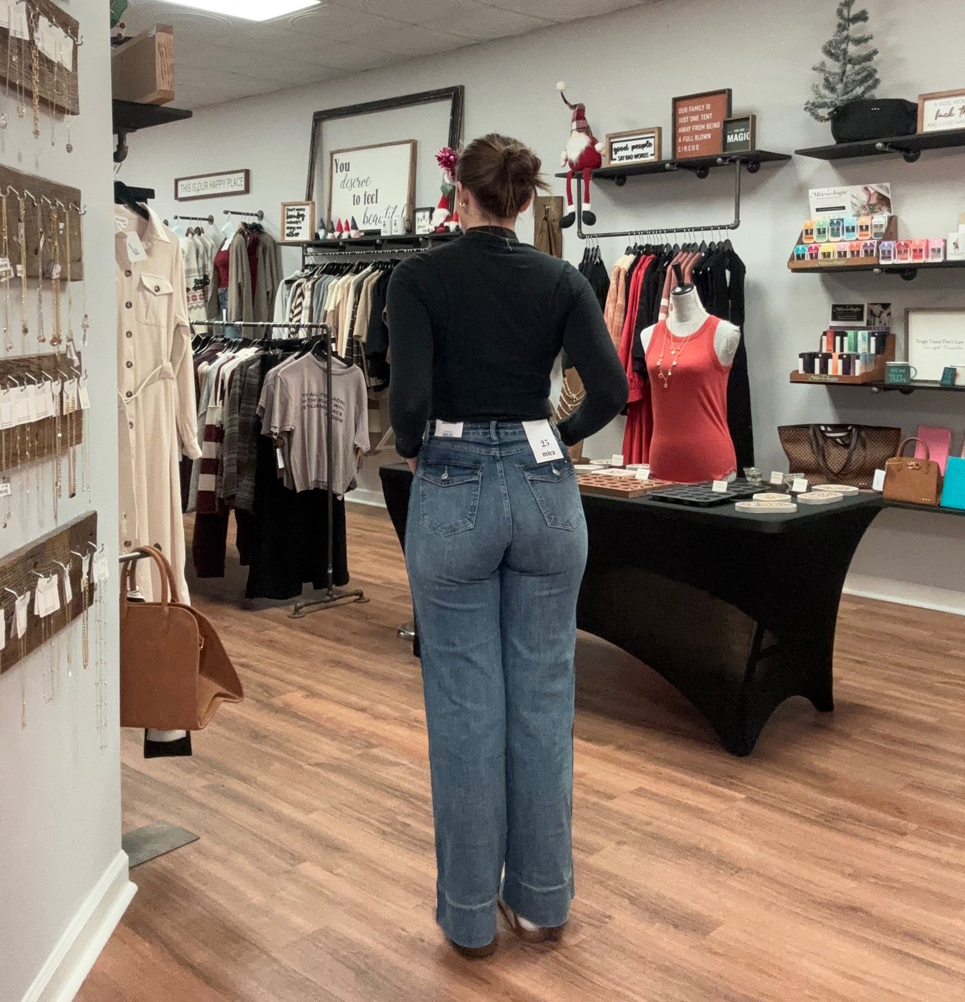 Los Angeles Super High Rise Tuxedo Denim