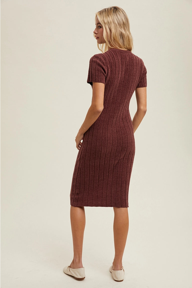 Madelyn Chenille Midi Dress