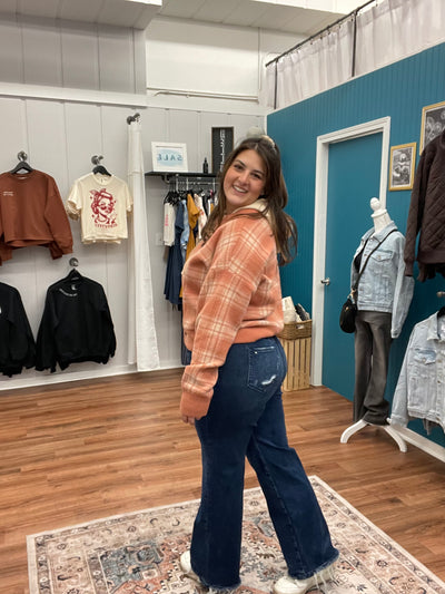 Rosie Collared Button Down Sweater Jacket