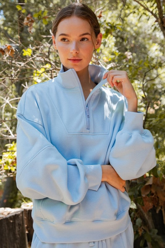 Nellie Quarter Zip Sweatshirt