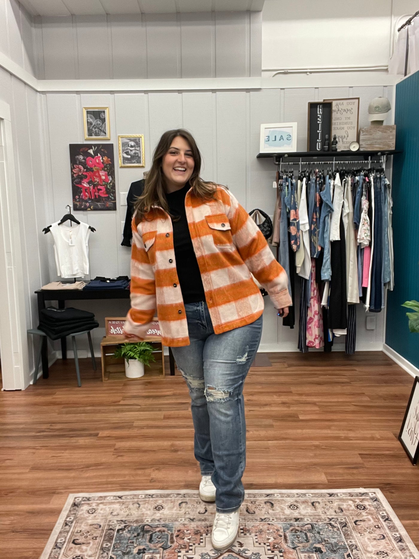 Nellie Plaid Pattern Jacket