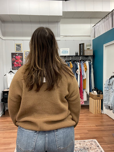 Lucky Double Horseshoe Knit Sweater
