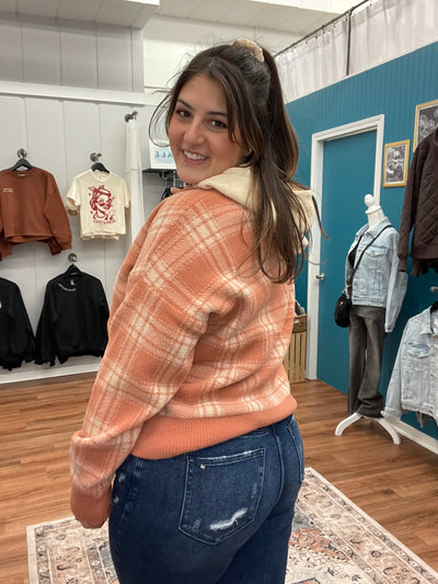 Rosie Collared Button Down Sweater Jacket