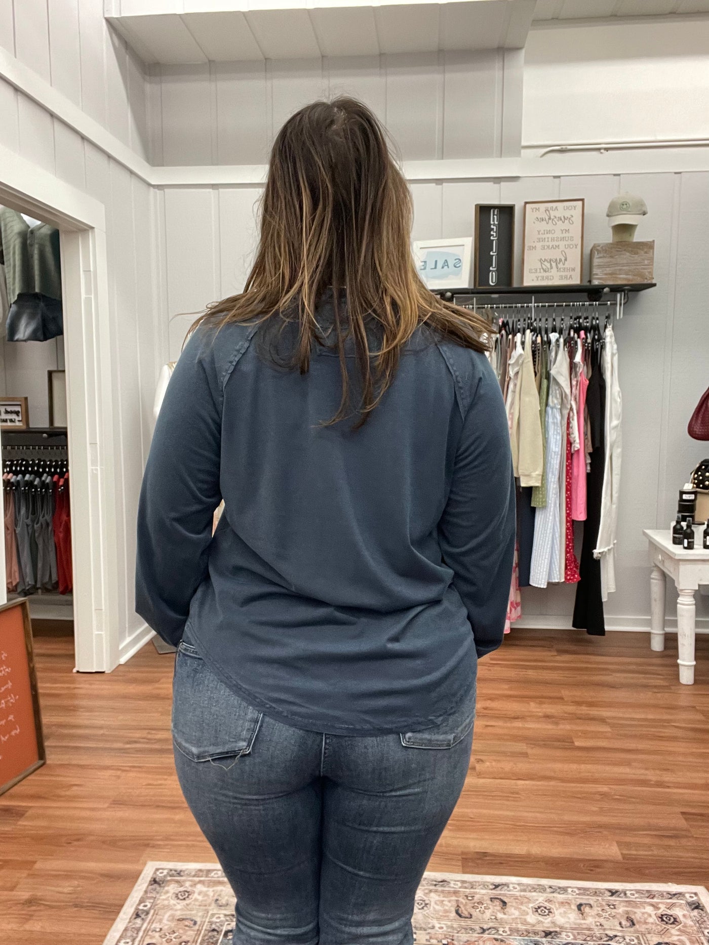 USA Long Sleeve Crewneck