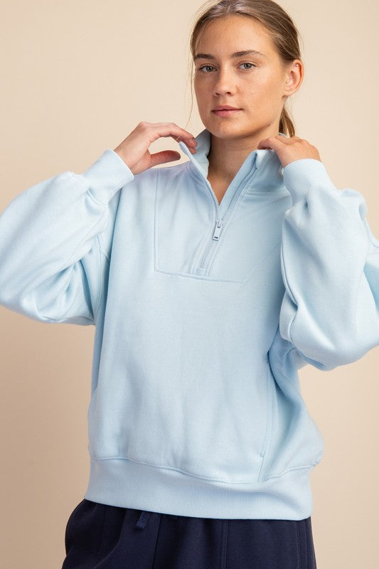 Nellie Quarter Zip Sweatshirt