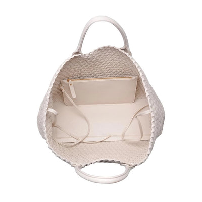 Ithaca Woven Leather Tote