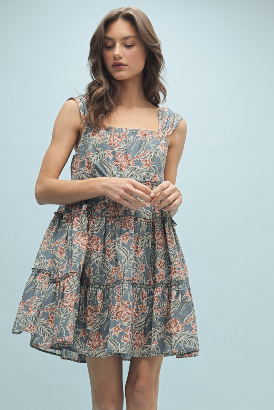 Ainsley Tiered Mini Dress