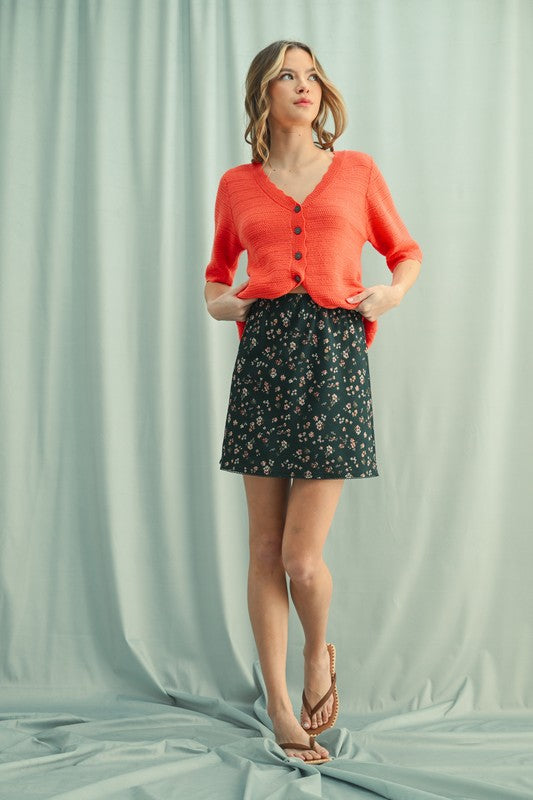 Blake Floral Mini Skirt