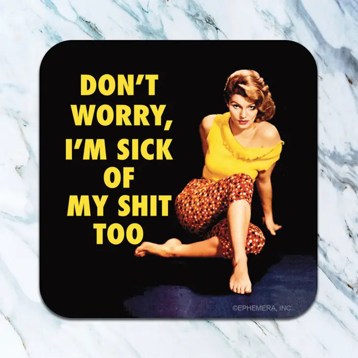 Witty Neoprene Drink Coasters