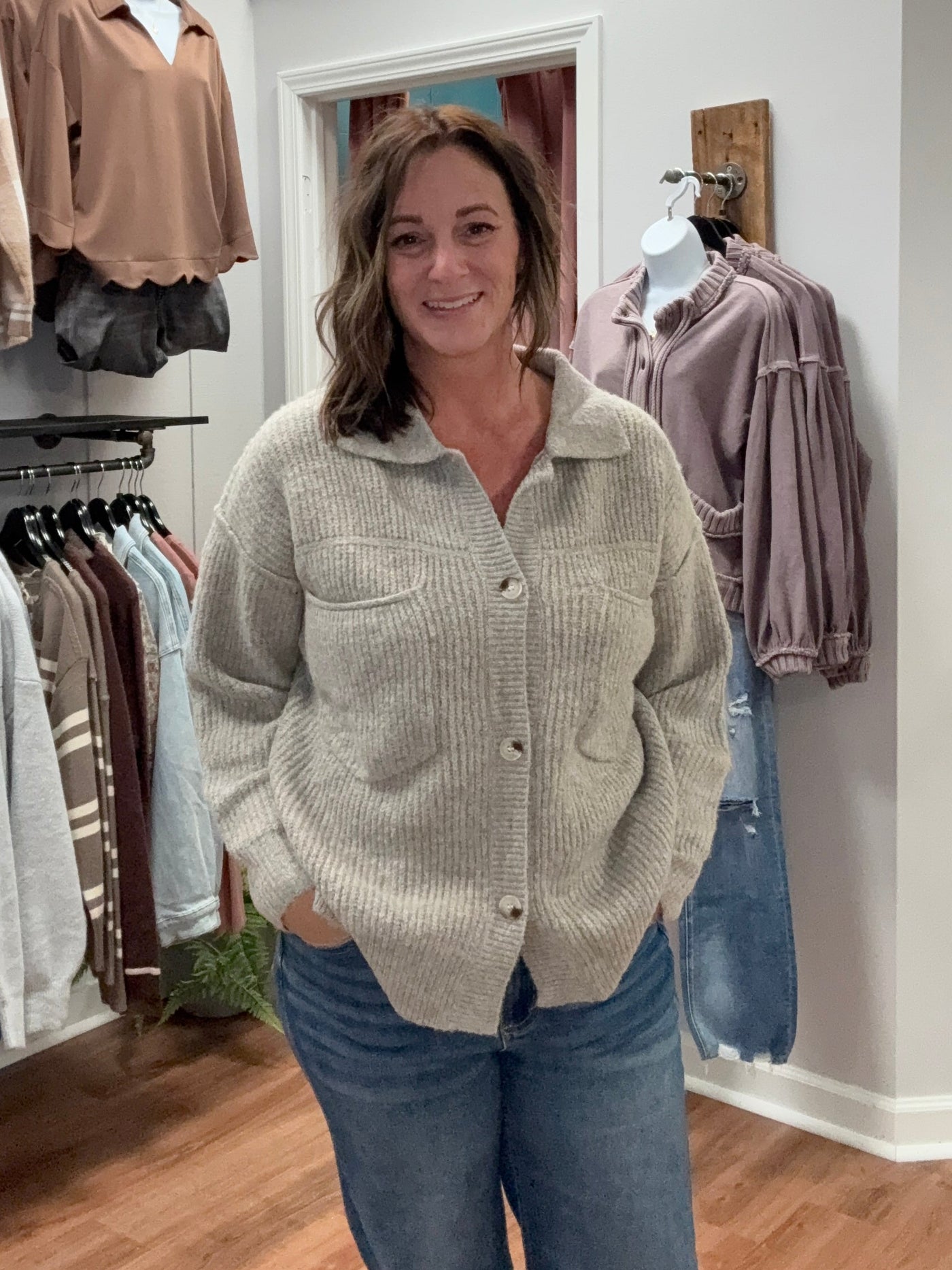 Carrigan Button Up Jacket Cardigan