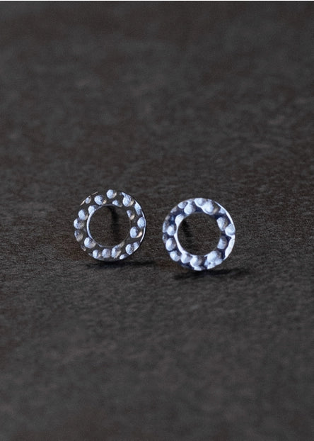 Open Circle Stud Earring