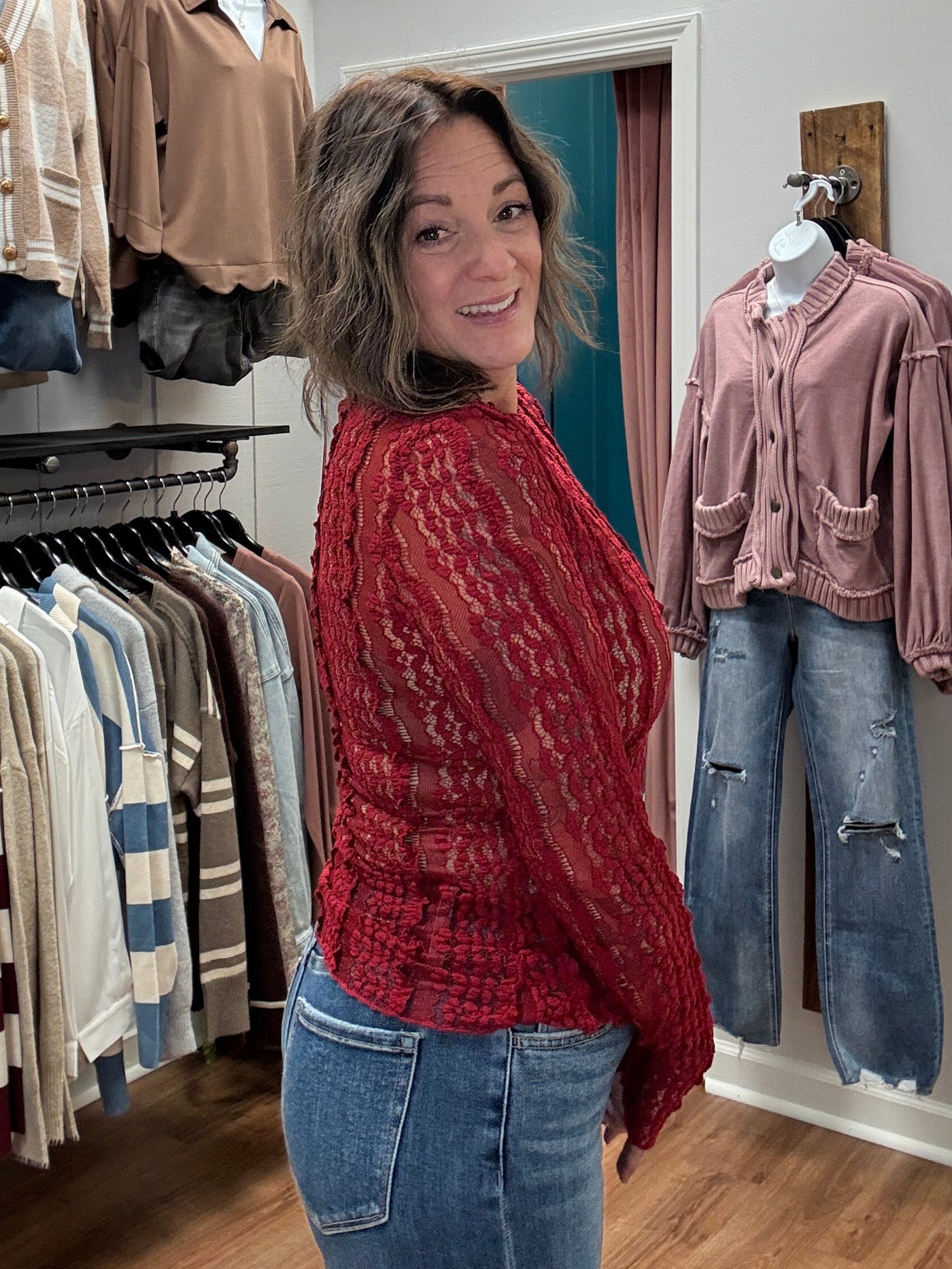 Clara Stretched Lace Top