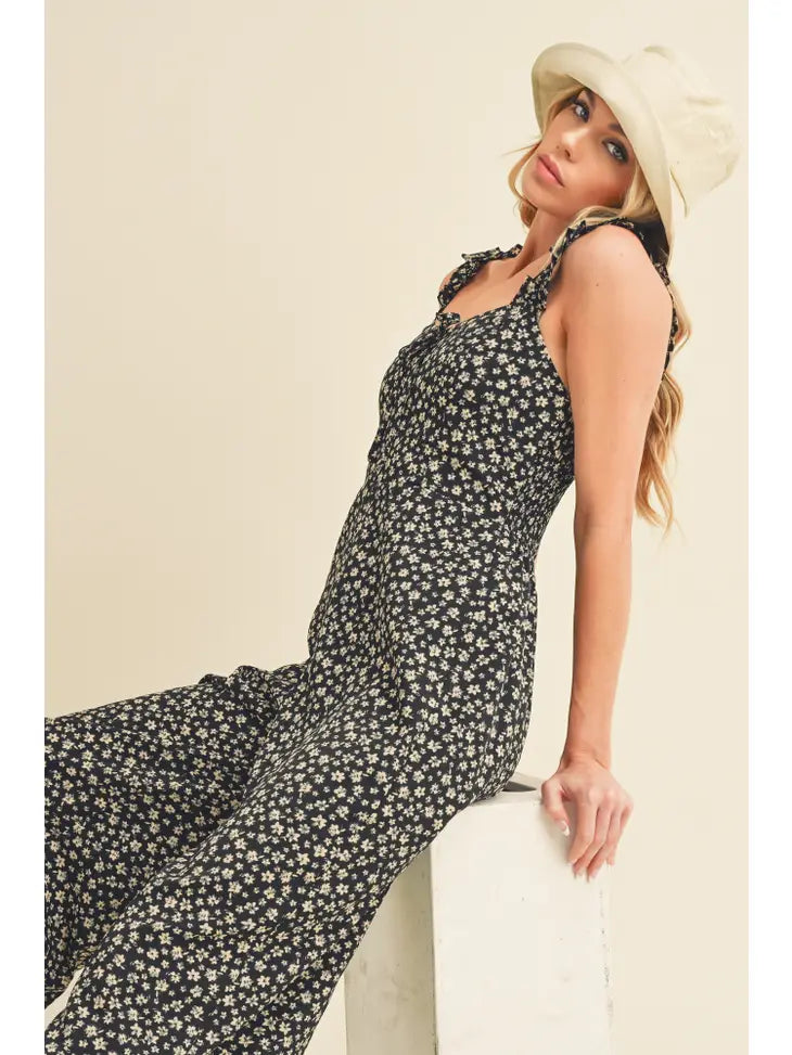 Brandee Floral Print Jumpsuit