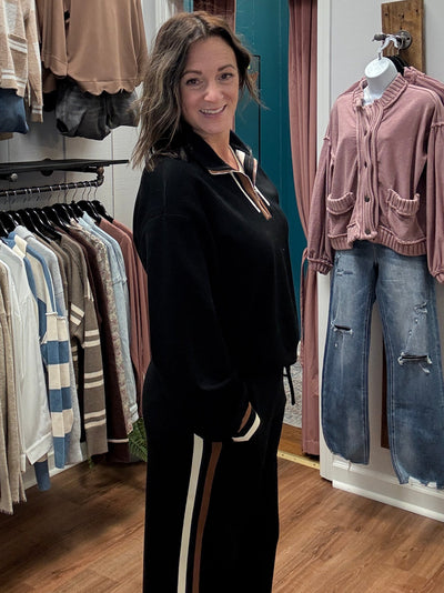 Michelle Colorblock Quarter Zip Set