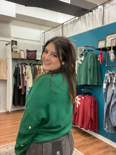 Piper Cardigan Featuring Hearts