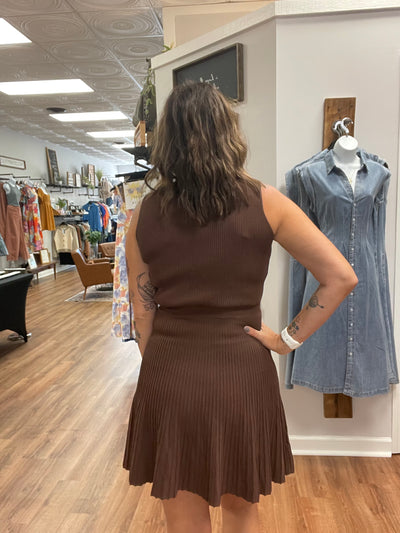 Sami Mock Neck Mini Dress