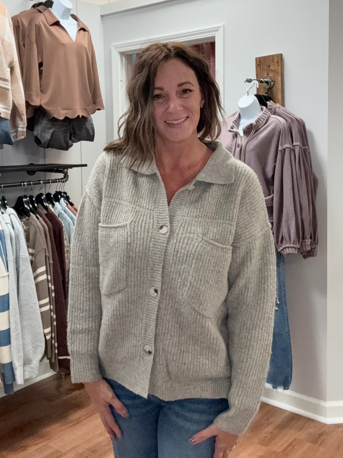 Carrigan Button Up Jacket Cardigan