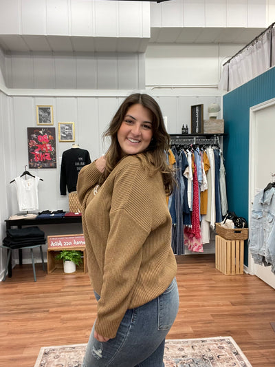 Lucky Double Horseshoe Knit Sweater