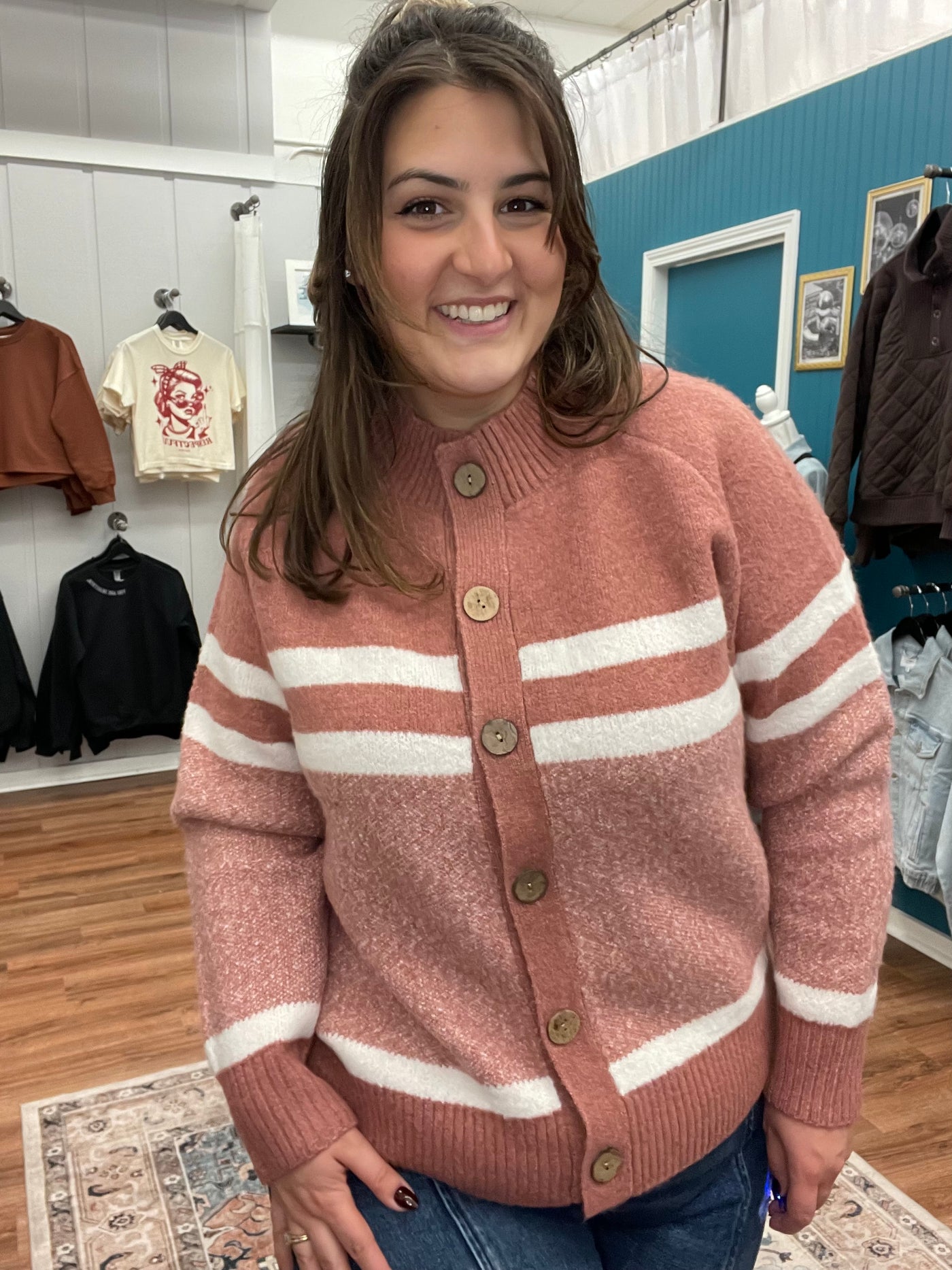 Nora Color Block Coatigan