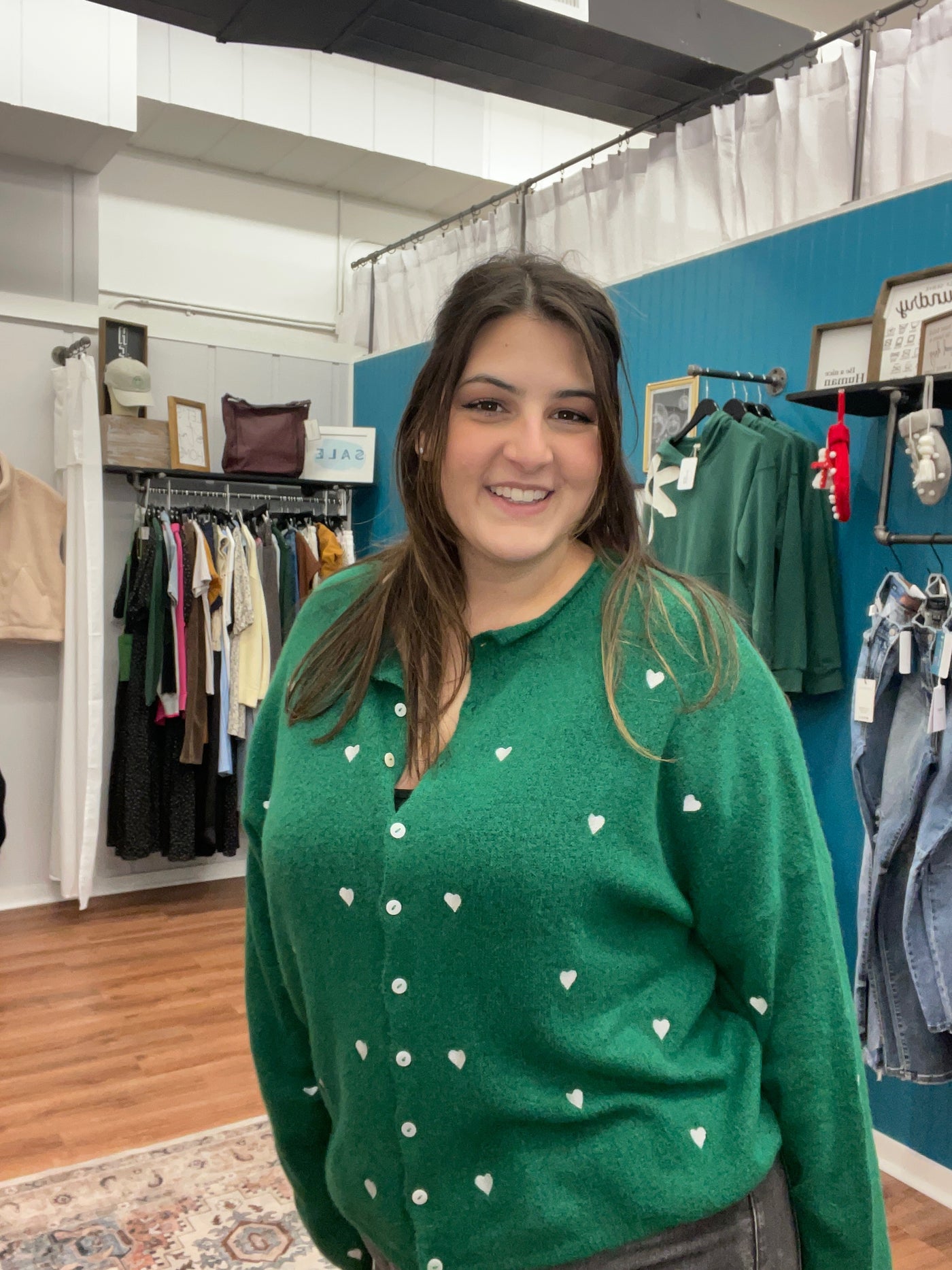 Piper Cardigan Featuring Hearts