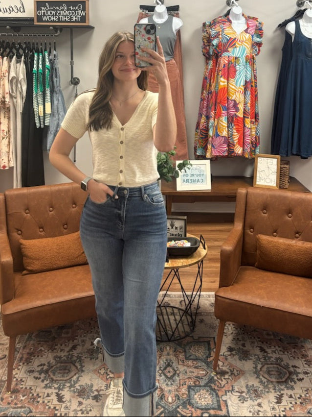 Addie Button Front Cardigan