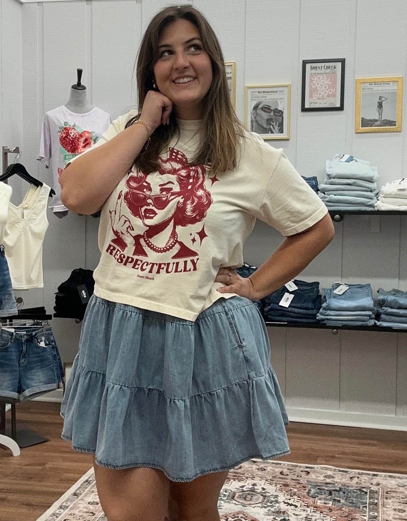 Respectfully Middie Tee