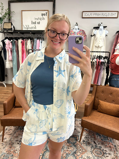 Take Me To The Sea Printed Set