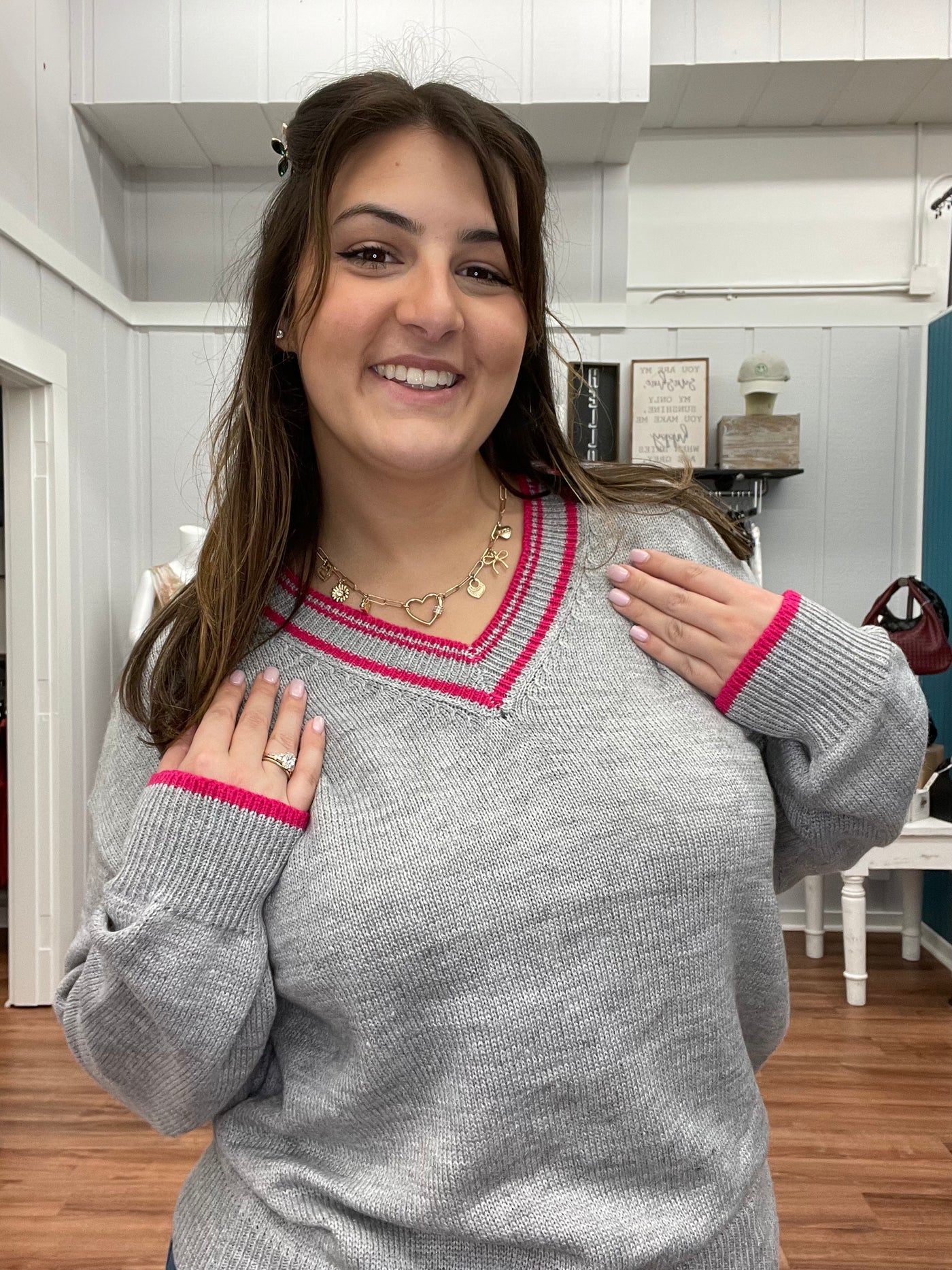 Birdie V Neck Sweater