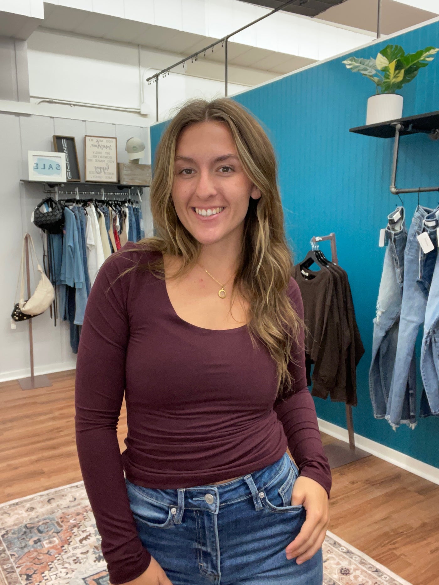 Remi Butter Soft Long Sleeve Scoopneck