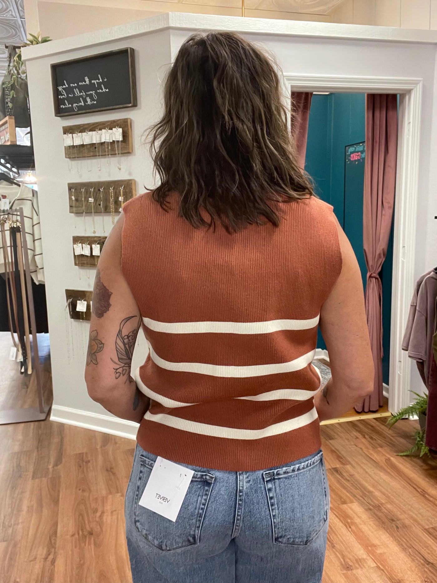 Ella Rib Knit Sweater Vest